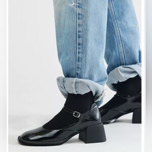 Vagabond Women's Black Block Heel Mary Janes 39